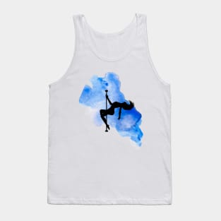 In Blue Splash - Poledance art Tank Top